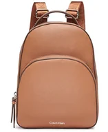 Plecaki - Calvin Klein Plecak damski Estelle Novelty, Karmel, One Size, plecak estelle nowość - miniaturka - grafika 1
