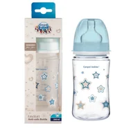 Butelki dla niemowląt - CANPOL BABIES BUTELKA SZEROKA 240ml EASY START +3m - miniaturka - grafika 1