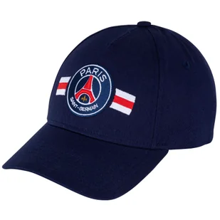 Czapka z daszkiem Paris Saint Germain bawełna granatowa - Czapki męskie - miniaturka - grafika 1