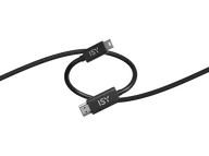 Kable komputerowe i do monitorów - Kabel Mini DisplayPort do HDMI ISY IDP-1033 Czarny - miniaturka - grafika 1