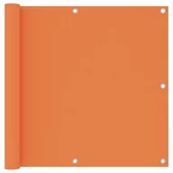 Parawany - vidaXL Parawan balkonowy, pomarańczowy, 90x600 cm, tkanina Oxford vidaXL - miniaturka - grafika 1