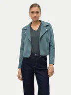 Kurtki damskie - Vero Moda Kurtka z imitacji skóry Jose 10300938 Zielony Regular Fit - miniaturka - grafika 1