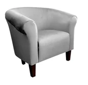 Fotele - ATOS Fotel Milo MG17 nogi venge szary - miniaturka - grafika 1