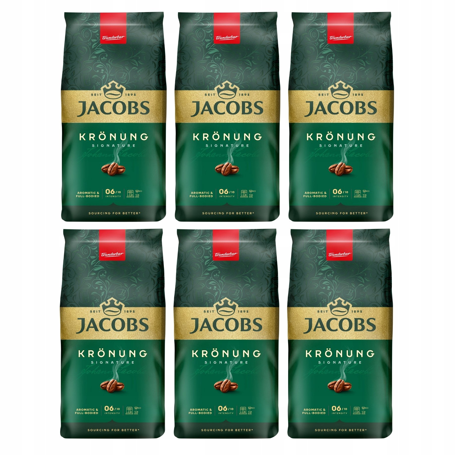 Kawa ziarnista Jacobs Kronung 6x 1kg