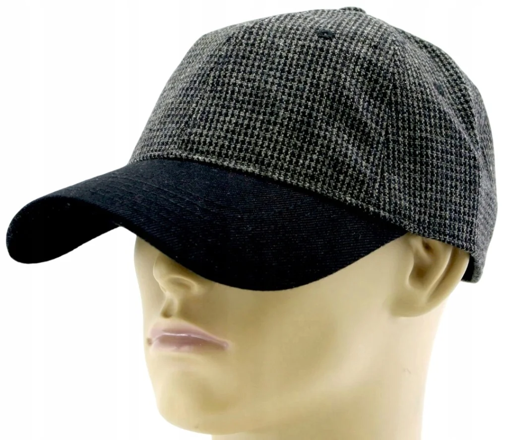 Czapka z daszkiem męska młodzieżowa Block Headwear 55-60cm Pepitka Logo
