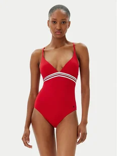 Tommy Hilfiger Strój kąpielowy UW0UW05847 Czerwony - Stroje kąpielowe - miniaturka - grafika 1