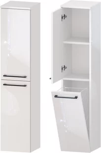 Słupek Łazienkowy ROSEN 30 2D K L - Uchwyt Czarny - Szafki łazienkowe - miniaturka - grafika 1