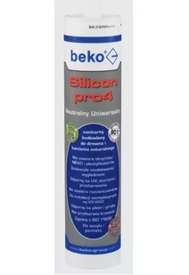 Silikon uniwersalny Beko silicon pro4 popielaty jasny 310ml - Silikony - miniaturka - grafika 1