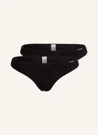 Majtki damskie - Skiny Figi, 2 Szt. Advantage Cotton schwarz - miniaturka - grafika 1