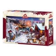 Puzzle - Artpuzzle Artpuzzle Puzzle 1000 Zima w pełni 447229 - miniaturka - grafika 1