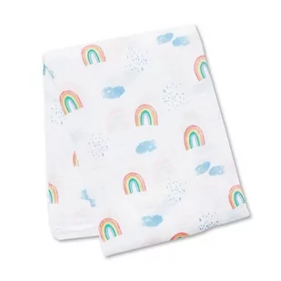 Lulujo, Kocyk muślinowy, Rainbow Sky - Koce i narzuty dla dzieci - miniaturka - grafika 1
