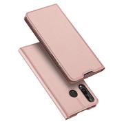 Etui i futerały do telefonów - Dux Ducis Skin Pro kabura etui pokrowiec z klapką Huawei Y6p różowy Różowy - miniaturka - grafika 1