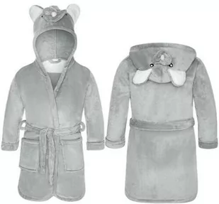 Szlafrok dziecięcy M 120 szary myszka - Okrycia kąpielowe dla dzieci Szlafrok dziecięcy M 120 szary myszka - Okrycia kąpielowe dla dzieci - miniaturka - grafika 1