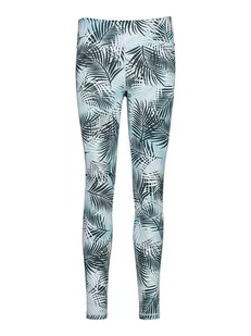 CMP Legginsy funkcyjne w kolorze miętowym ze wzorem - Spodnie sportowe damskie - miniaturka - grafika 1