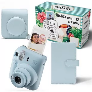 Aparat FUJIFILM Instax mini 12 Set Box (album + etui) Niebieski - Aparaty natychmiastowe - miniaturka - grafika 1