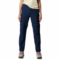 Spodnie sportowe damskie - Damskie spodnie z odpinanymi nogawkami Columbia Leslie Falls Convertible Pant collegiate navy - 10 - miniaturka - grafika 1