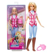 Lalki dla dziewczynek - Barbie Wielki Pościg Zestaw Dżokejka Malibu - miniaturka - grafika 1