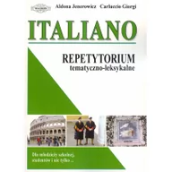 Książki do nauki języka włoskiego - Italiano. Repetytorium tematyczno-leksykalne - Carluccio Giorgi, Aldona Jenerowicz - miniaturka - grafika 1