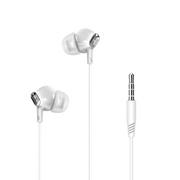 Słuchawki - XO EP58 jack 3,5mm białe - miniaturka - grafika 1