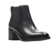 Botki damskie - Mascarpone Bay [black leather] - rozmiar 42 - miniaturka - grafika 1