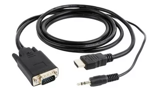 Gembird KABEL HDMI(M)->VGA+AUDIO 1.8M - Kable komputerowe i do monitorów - miniaturka - grafika 4