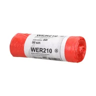 Worki na śmieci - Worki śmieci 60l czerwone HD (50) - miniaturka - grafika 1