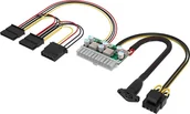 Adaptery i przejściówki - Adapter USB Akasa AKASA adaptér AK-PE200-01, 200W DC-to-DC ATX, 4-pin DIN - miniaturka - grafika 1