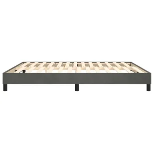 Lumarko Łóżko kontynentalne, ciemnoszare, obite aksamitem, 180x200 cm - Łóżka - miniaturka - grafika 7