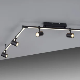 Spot sufitowy LED Barik, czarny, 6-punktowy - Lampy sufitowe - miniaturka - grafika 5