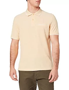 Cortefiel Męska bluza polo Manga Corta Con Tejido Oxford, żółty/złoty, S - Bluzy męskie - miniaturka - grafika 1