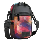 Torby fotograficzne i futerały - USA Gear Mały pokrowiec na aparat cyfrowy z wodoodporną okładką i paskiem na ramię w zestawie - kompatybilny z Sony Nikon, Canon i jeszcze bardziej aparatami refleksyjnymi- Geometria - miniaturka - grafika 1