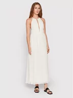 Sukienki - Patrizia Pepe Sukienka letnia 2A2360/A061-W146 Biały Regular Fit - miniaturka - grafika 1