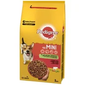 Sucha karma dla psów - Pedigree Adult Mini Wołowina i warzywa 2 kg - miniaturka - grafika 1