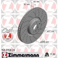 Tarcze hamulcowe - Tarcza hamulcowa ZIMMERMANN 150.2958.20 - miniaturka - grafika 1
