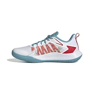 Trampki damskie - adidas Defiant Speed W Clay, Trampki damskie, Ftwr White/preloved Blue/Better Scarlet, 36 2/3 EU, Ftwr White Preloved Blue Better Scarlet, 36.5 EU - miniaturka - grafika 1