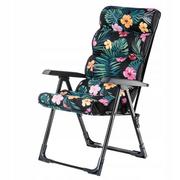 Fotele i krzesła ogrodowe - Fotel ogrodowy Gijon, kwiaty - miniaturka - grafika 1