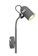 Lampy ścienne - Candellux Kinkiet ścienny KINKIET 40W Szary 91-66527 - miniaturka - grafika 1