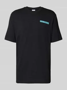 T-shirt z nadrukiem z logo - Koszulki męskie - miniaturka - grafika 1