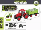 Samochody i pojazdy dla dzieci - Traktor z przyczepą R/C, światło - miniaturka - grafika 1