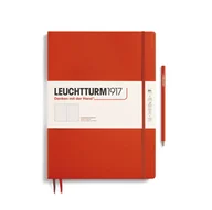 Notesy i bloczki - Notatnik Leuchtturm1917 Master Slim A4+, Kropki, Fox Red - miniaturka - grafika 1