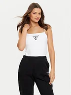 Koszulki i topy damskie - Guess Top V5RP08 KCOA2 Biały Regular Fit - miniaturka - grafika 1