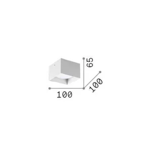 Ideallux Ideal Lux downlight Spike Square, kolor chrom, aluminium, 10x10 cm - Lampy pozostałe - miniaturka - grafika 1