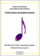 Instrumenty smyczkowe - Książka Dyktanda elementarne III, podręcznik nauczyciela/TRIANGIEL - miniaturka - grafika 1