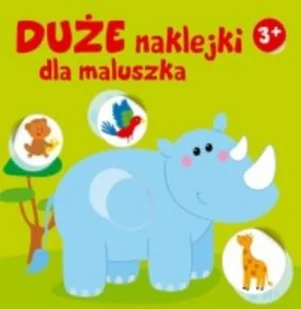 Duże naklejki dla maluszka Nosorożec 3+ Nowa - Rolnictwo i przemysł - miniaturka - grafika 2
