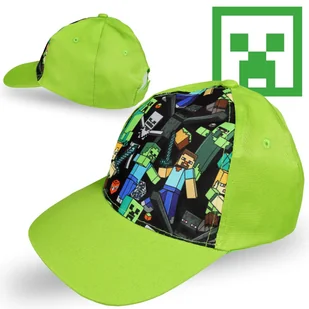 Minecraft Chłopięca czapka z daszkiem, dla chłopca - Czapki damskie - miniaturka - grafika 1