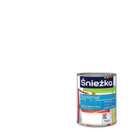 Farby i impregnaty do drewna - Śnieżka Emalia Supermal akrylowa biała jedwabisty połysk A400 400ml 100975 - miniaturka - grafika 1