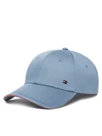 Czapki męskie - Tommy Hilfiger Czapka z daszkiem Th Corporate Cotton 6 Panel AM0AM12035 Błękitny - miniaturka - grafika 1