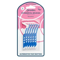 Szczoteczki międzyzębowe - Nordics L-shaped Interdental Brushes bioplastyczne szczoteczki do czyszczenia przestrzeni międzyzębowej 0.4mm 6szt. - miniaturka - grafika 1