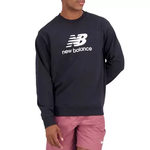 Bluza New Balance MT31538BK - czarna - Bluzy sportowe męskie - miniaturka - grafika 1
