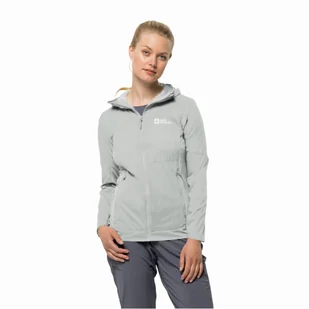 Damska kurtka Jack Wolfskin PRELIGHT ALPHA JKT W cool grey - XS - Kurtki damskie - miniaturka - grafika 1